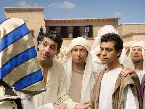 Când în sfârşit au ajuns în Egipt, Iosif a văzut că Beniamin este cu ei. – Imagine 7
