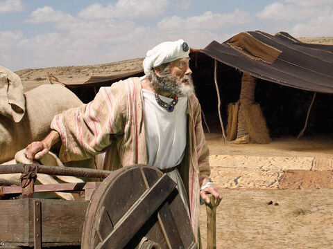 Fraţii i-au arătat tot ce îi trimisese Iosif. Când Iacov a văzut toate lucrurile trimise de Iosif şi carele trimise să-l ducă pe el în Egipt, s-a înviorat. – Imagine 6