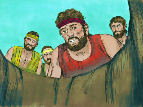 Ruben nu era cu fraţii săi, când aceştia l-au vândut pe Iosif. Când a văzut că Iosif nu mai era în fântână, şi-a sfâşiat hainele:<br/>– Copilul a dispărut – Imagine 15