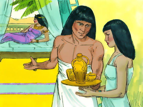 Soţia lui Potifar nu a renunţat. A vorbit cu Iosif în fiecare zi, el însă a refuzat să înceapă o relaţie cu ea. A încercat, chiar să nu trebuiască se se apropie de ea. – Imagine 7