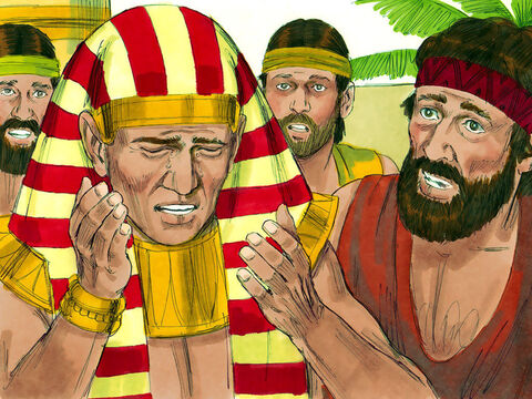 Iosif nu s-a mai putut stăpâni. I-a trimis afară pe slujitori să rămână cu fraţii săi. – Imagine 12