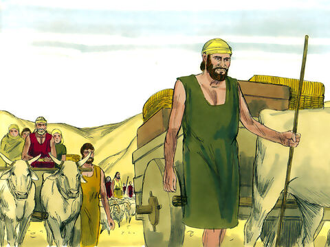 Iavoc şi familia sa au pornit spre Egipt. Pe drum, Dumnezeu i-a spus:<br/>– Nu te teme să te duci în Egipt, pentru că acolo te voi face un neam mare. – Imagine 20
