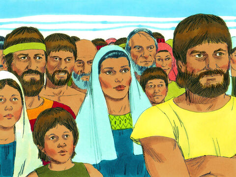Poporul însetat s-a plâns împotriva lui Moise, zicând: – Ce vom bea? – Imagine 4