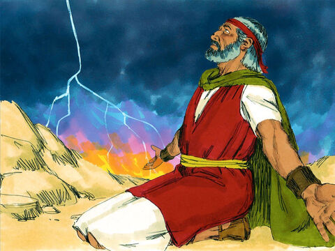 Dumnezeu s-a supărat aşa de tare pentru neascultarea poporului încât i-a spus lui Moise că vrea să le distrugă. – Imagine 10