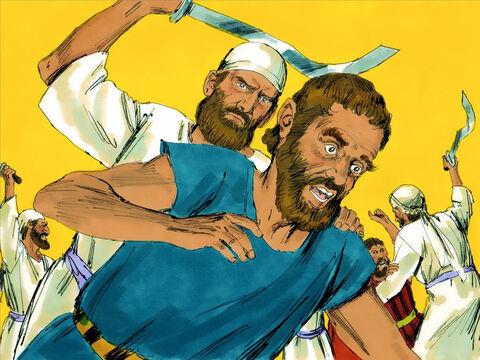 Fiii lui Levi au executat comanda. Apoi Moise lea zis: – Pentru că v-aţi arătat credinţa faţă de Dumnezeu, El v-a ales pentru a-L servi. – Imagine 19