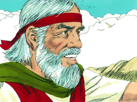 Moise a vorbit aşa cu poporul lui Israel:<br/>– Am 120 de ani, şi sunt prea bătrân să vă conduc. Dumnezeu mi-a interzis să traversez Iordanul şi să intru în ţara promisă. – Imagine 1