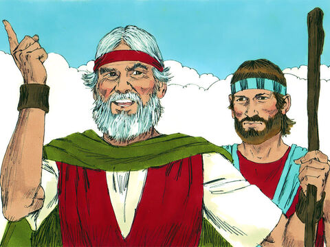 Moise a chemat tot poporul să audă legea Domnului. Le-a poruncit să-L asculte pe Dumnezeu, şi să-L onoare. – Imagine 7