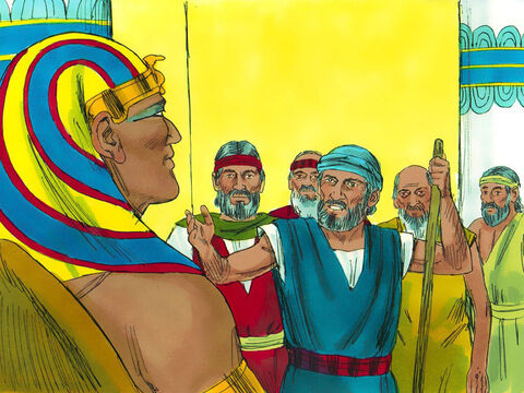 Exodul 5:1-22 Apoi Moise şi Aaron s-au dus în faţa lui Faraon. – Dumnezeul lui Israel spune „Lasă-mi poporul să se ducă şi să Mi se închine în pustie.” – Imagine 2