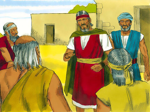 Astfel a vorbit Moise conducătorilor evreilor, dar deznădejdea şi robia aspră în care se aflau i-au împiedicat să-l asculte. – Imagine 9