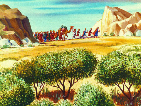 Deci Moise a dus poporul departe de Edom, şi astfel au ajuns la Muntele Hor. Acolo au întâlnit o primejdie chiar şi mai mare. – Imagine 15