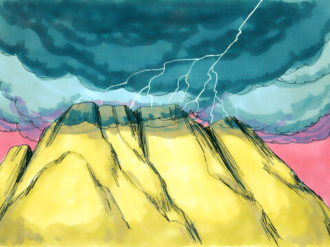 În dimineaţa celei de-al treilea zi au venit tunete şi fulgeri, şi s-a văzut un nor gros peste munte. – Imagine 9