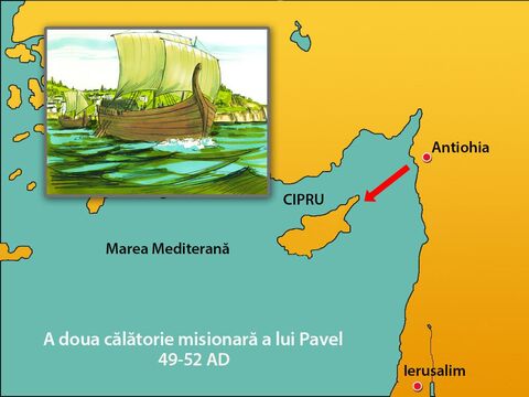 Au călătorit cu corabia la Cipru, unde au vizitat şi au încurajat noii creştini. – Imagine 3