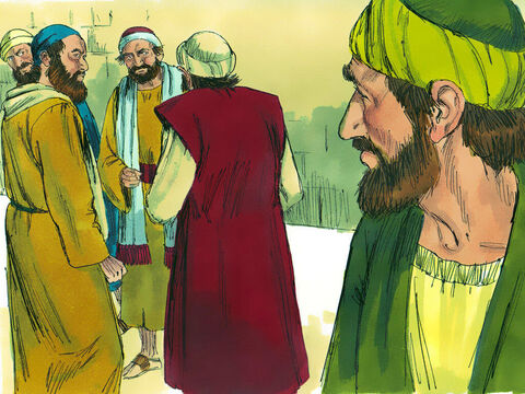 S-a întors la Ierusalim, unde a încercat să se alăture ucenicilor. Lor însă le era frică de el, nu au putut crede că s-a schimbat. – Imagine 21