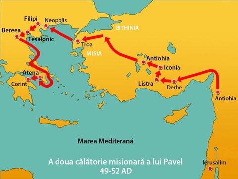 Din Atena Pavel a călătorit la Corint, un oraş important al Imperiului Roman, un centru comercial. – Imagine 1