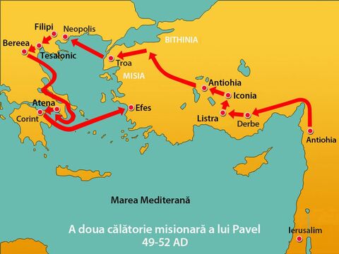 Apoi a plecat cu corabia la Efes împreună cu Priscila şi Aquila. – Imagine 14