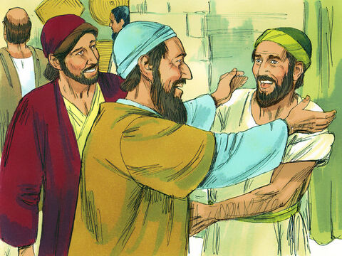 După un timp, Sila şi Timotei au venit din Bereea. Au continuat să vorbească despre Isus. – Imagine 4