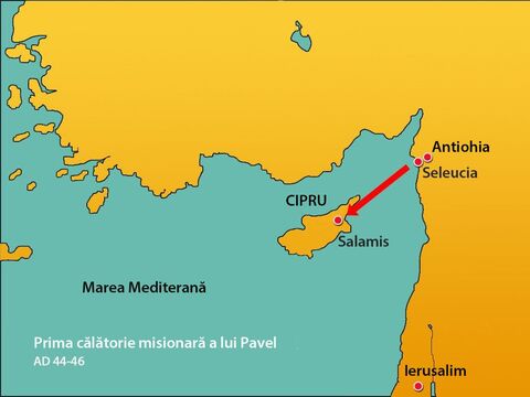Misionarii au ajuns la Salamina, partea de vest a insulei. – Imagine 12