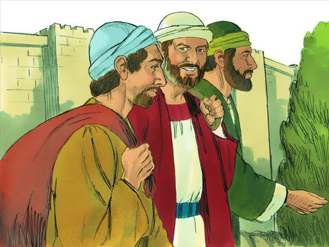 Atunci, după ce au postit şi s-au rugat, şi-au pus mâinile peste cei doi, şi leau lăsat să plece. Ioan Marcu, o rudă a lui Barnaba li s-a alăturat pe drum. – Imagine 9