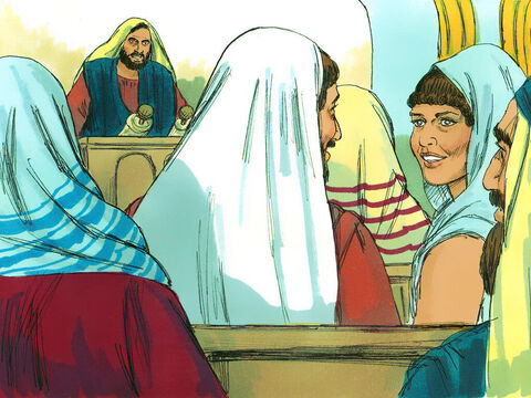 Când Priscila şi Aquila lau auzit în sinagogă, lau invitat acasă şi i-au explicat calea lui Dumnezeu mai cu deamănuntul. – Imagine 7