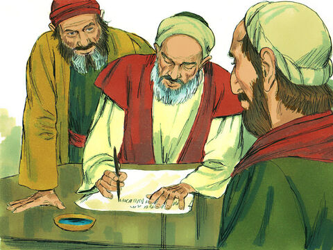 Atunci s-a scris o scrisoare creştinilor din Antiohia, Siria şi Cilicia despre această hotărâre. Au ales şi doi bărbaţi care să ducă scrisoarea: Iuda (numit şi Barsaba) şi Sila. – Imagine 11