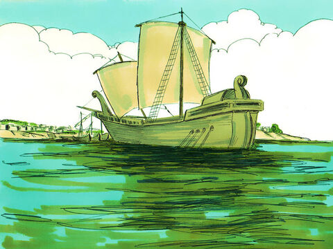 Acolo comandantul a găsit o corabie egipteană, care se îndrepta spre Italia, şi a îmbarcat prizonierii. – Imagine 4