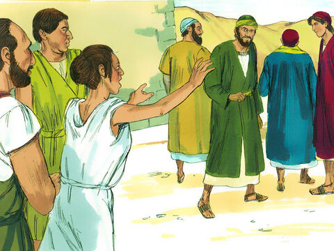 Ea se ducea tot timpul după Pavel şi ceilalţi, strigând: – Aceşti bărbaţi sunt robii Dumnezeului Celui Preaînalt, şi au venit aici că vă vestească calea mântuirii. – Imagine 2