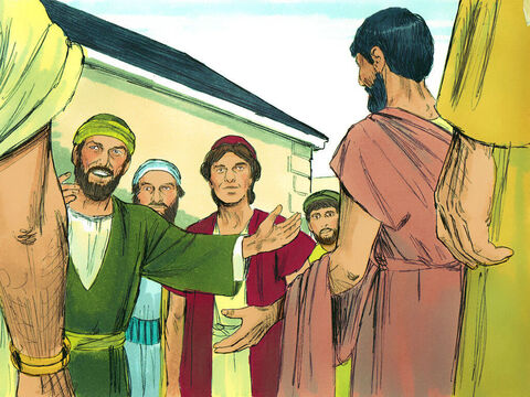 Unii bărbaţi l-au însoţit: Sopater din Berea, Aristarhus şi Secundus din Tesalonic, Gaius din Derbe, precum şi Timotei, Tihicus şi Trofimus din Asia. Aceştia au luat-o înainte, şi l-au aşteptat pe Pavel în Troa. – Imagine 7