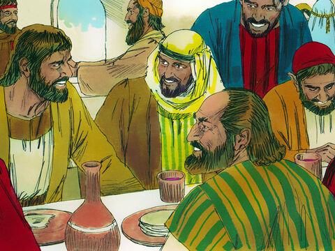 Aceştia s-au întâlnit cu apostolii pentru a învăţa de la ei, pentru a frânge pâinea şi a se ruga împreună. Toţi cei care credeau aveau toate în comun, şi le dădeau acelora care aveau nevoie. Se întâlneau în curţile templului, lăudându-L pe Dumnezeu. Şi în fiecare zi s-au adăugat şi alţii la adunarea lor, urmându-l pe Cristos. – Imagine 12