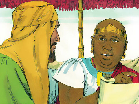 – Te rog, spune-mi, despre cine vorbeşte profetul, – întrebă etiopianul –, despre el însuşi sau despre altcineva? – Imagine 7