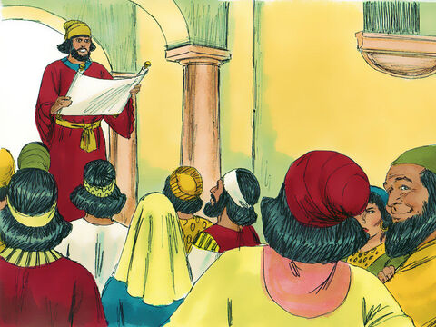 Când s-a citit ordinul, capii multor familii, preoţii şi leviţii s-au pregătit să se întoarcă la Ierusalim şi regiunea din Iudea pentru a reconstrui Templul şi pentru a trăi în continuare pe pământul dat lor de Dumnezeu. – Imagine 6