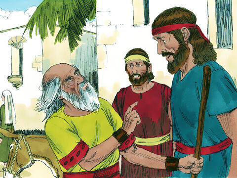 Dimineaţa următoare, când Saul şi slujitorul au pornit pe drum, Samuel a rugat slujitorul să se ducă înainte, pentru că avea un mesaj de predat lui Saul. – Imagine 13