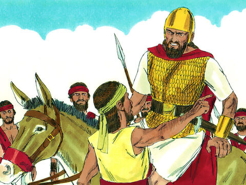 S-au îndreptat spre sud spre teritoriile amalekiţilor. În drum au avertizat cheniţii, care locuiau în împrejurime, să stea la o parte de bătălie ca viaţa să le fie cruţată. Cheniţii au arătat bunătate faţă de israeliţi când aceştia ieşeau din Egipt. – Imagine 4