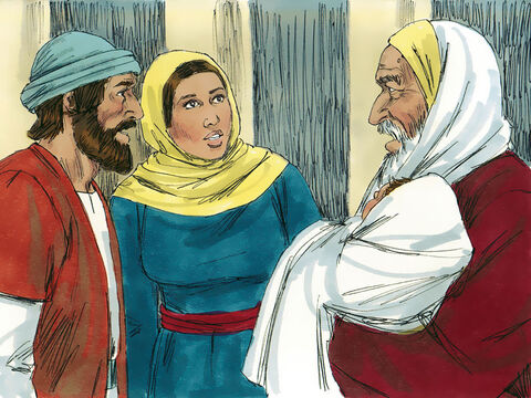 – El este o lumină înaintea tuturor popoarelor, iar drept glorie poporului Tău, Israel! Maria şi Iosif se mirau de ceea ce se spunea despre El. Simeon l-a avertizat pe Maria că Isus este rânduit pentru căderea şi ridicarea multora în Israel. – Imagine 5