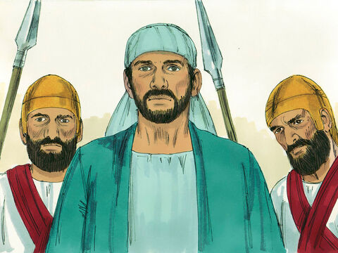 Astfel au pus mâna pe Ştefan, şi l-au dus în faţa sinedriului. – Imagine 10